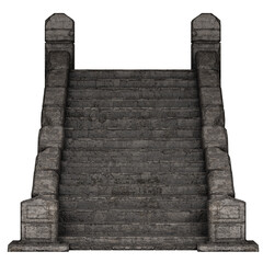 Staircase stone way building