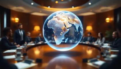 International conference concept. Summit