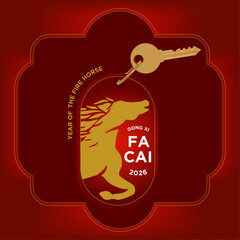 Red-plastic-Keychain-CNY-souvenir