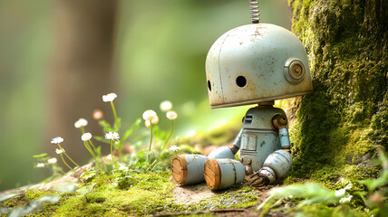 toy soldiers in the grass