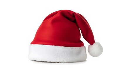 santa claus red hat isolated