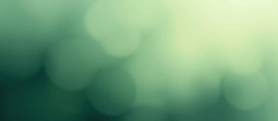 Soft green bokeh background creating a calming atmosphere.