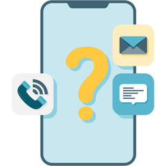 Mobile App Contact Screen