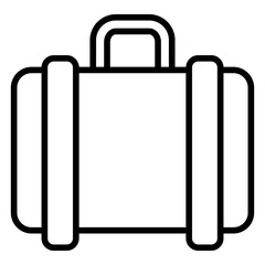Suitcase icon vector image. Can be used for Retro.