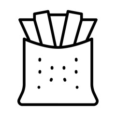 Snack icon vector image. Can be used for Nutrition.
