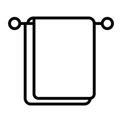 Towel icon vector image. Can be used for Laundry.