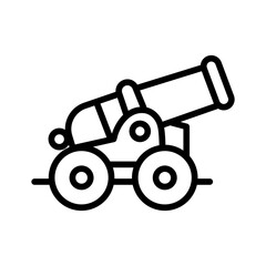 Cannon icon vector image. Can be used for Shooting.
