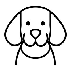 Beagle icon vector image. Can be used for Veterinary.