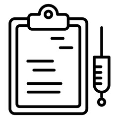 Veterinary Report icon vector image. Can be used for Veterinary.