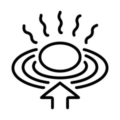 Heat Island icon vector image. Can be used for Global Warming.