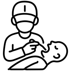Intervention Specialist icon vector image. Can be used for Addiction.