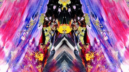 Abstract art background . Hand painting artwork on canvas .