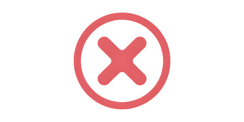 Obraz premium Transparent circle mark