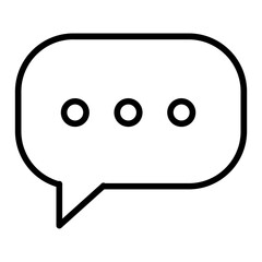 Comment Section icon vector image. Can be used for Video Blog.