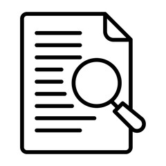Research Paper icon vector image. Can be used for Documents And Files.