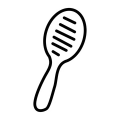 Hair Brush icon vector image. Can be used for Cosmetology.