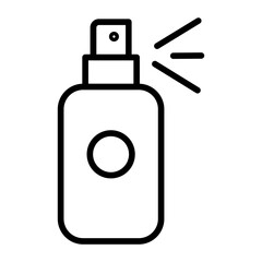 Naklejka premium Setting Spray icon vector image. Can be used for Cosmetology.