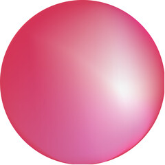 赤い球体のイラスト