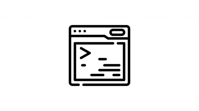 Code editor or terminal window in a simple style. Ideal for tech websites, programming tutorials, software development blogs, and educational materials.
