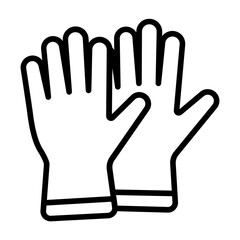 Obraz premium Gloves icon vector image. Can be used for Laundry.