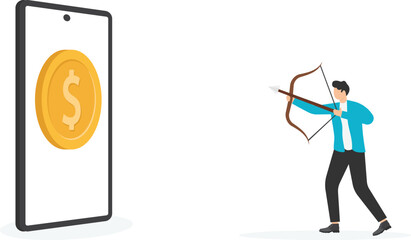 Effort to reach online business target, digital marketing strategy to increase more customers,
