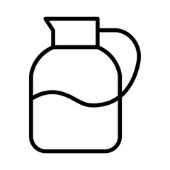 Water Jug icon vector image. Can be used for Nursing Home.