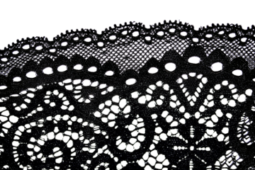 Transparent overlay background of a lace lacy fabric weaved texture