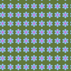 Abstract background - seamless pattern flowers for wrapping, packaging or textile printing. The main color can be changed or removed as desired. Vector illustration