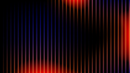 Gradient colored vertical lines on black background with glowing effect