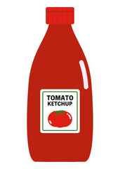 ケチャップのイラスト