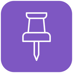 Vector Design Push Pin Icon Style
