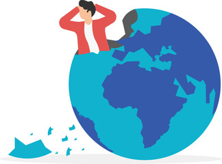  Burnout from overwork. Afraid of business failure.

