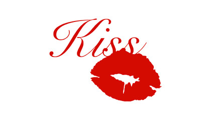 Pink kiss lips valentine romantic love beauty lipstick makeup art