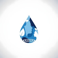 Obraz premium drop of water