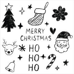 Cute Hand-Drawn Christmas Doodles