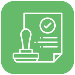 Vector Design Stamp Icon Style