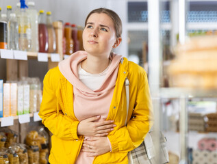 Customer felt spasm and nausea