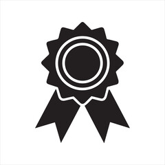 Award Ribbon Icon Vector Illustration