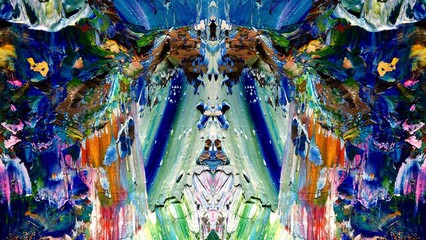 Abstract art background . Hand painting artwork on canvas .