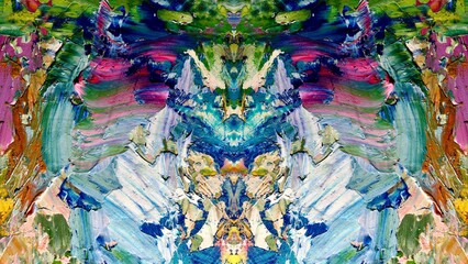 Abstract art background . Hand painting artwork on canvas .