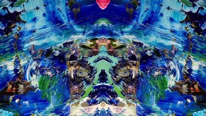 Abstract art background . Hand painting artwork on canvas .