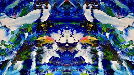 Abstract art background . Hand painting artwork on canvas .