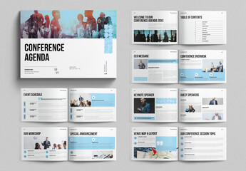 Conference Agenda Template Landscape
