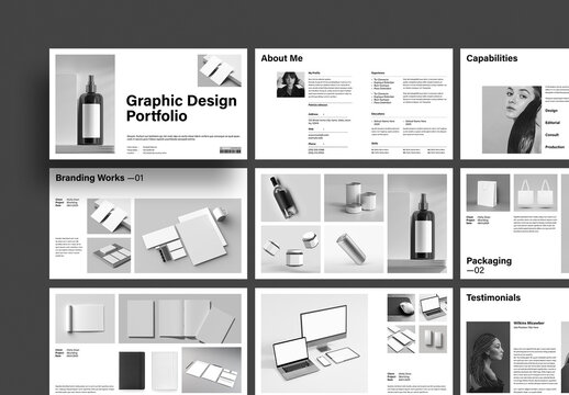 Graphic Design Portfolio Presentation Template