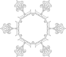 sketch vector illustration silhouette design icon symbol ornament decoration decoration mandala abstract modern classic vintage ethnic symmetric 