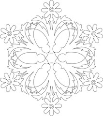 sketch vector illustration silhouette design icon symbol ornament decoration decoration mandala abstract modern classic vintage symmetric 