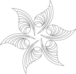 sketch vector illustration silhouette design icon symbol ornament decoration decoration mandala abstract modern classic vintage symmetric 