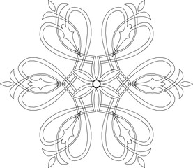sketch vector illustration silhouette design icon symbol ornament decoration decoration mandala abstract modern classic vintage symmetric