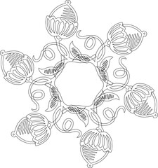 sketch vector illustration silhouette design icon symbol ornament decoration decoration mandala abstract modern classic vintage symmetric 