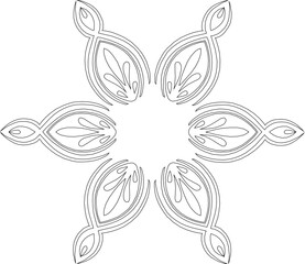 sketch vector illustration silhouette design icon symbol ornament decoration decoration mandala abstract modern classic vintage ethnic symmetric